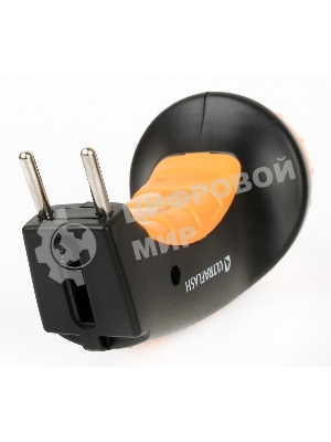 Фонарь LED 3804 (аккум 220В черн/жел. 4 LED; SLA пласт. короб) Ultraflash 9215