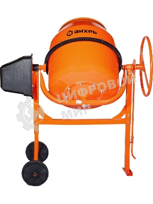 Бетономешалка Вихрь БМ-180П 800 Вт, 180 л, полиамидный венец, 32 об/мин