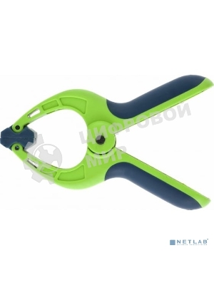 Струбцина Сибртех клещеобразная, пл, корп 2-х комп, рукоятки, усиленная пружина,3-3/16