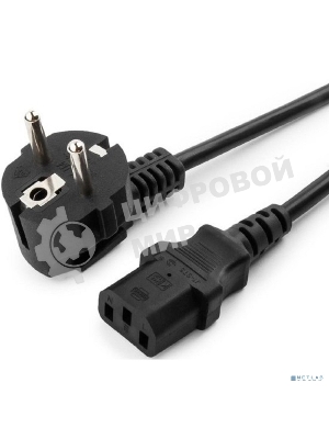 Кабель питания Filum CEE 7/7- С13, 3х0.75мм, 220В, 10A, черный, 3м [FL-PC10-EU-C13-3M] (873343)