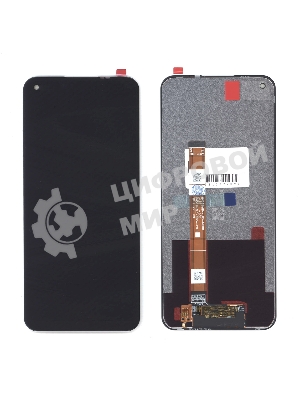 Дисплей (модуль) для OPPO A54 4G в сборе с тачскрином черный