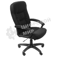 Кресло руководителя Бюрократ T-9908AXSN-Black черный 80-11, ткань, крестовина пластиковая