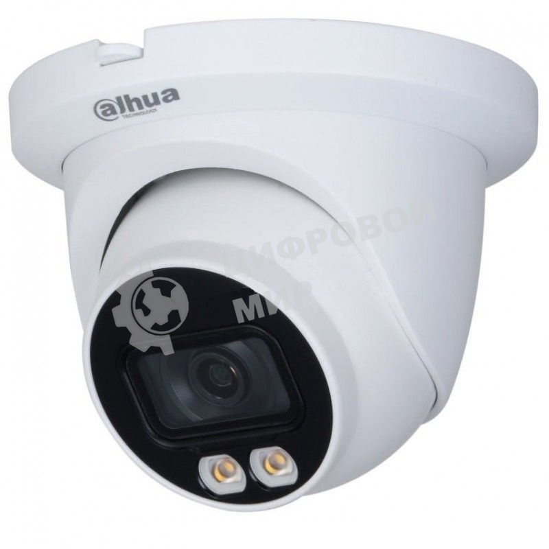 Видеокамера IP Dahua DH-IPC-HDW2439TP-AS-LED-0360B 3.6-3.6мм цветная корп.:белый