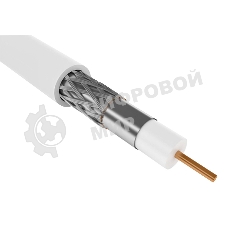 Кабель коаксиальный RG59 CCS 75Ом FPE PVC бел. (100м) GENERICA ITK CC1-R5F1-111-100-G