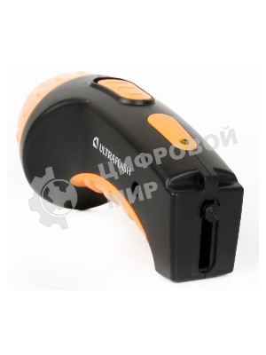 Фонарь LED 3804 (аккум 220В черн/жел. 4 LED; SLA пласт. короб) Ultraflash 9215