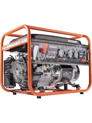 Электрогенератор бензиновый Patriot GRS 6500, 5.5 кВт, 75 дБ, 70 кг