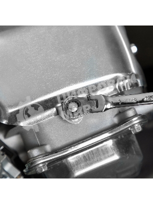 Набор ключей комбинированных Matrix, трещоточных шарнирных 6шт