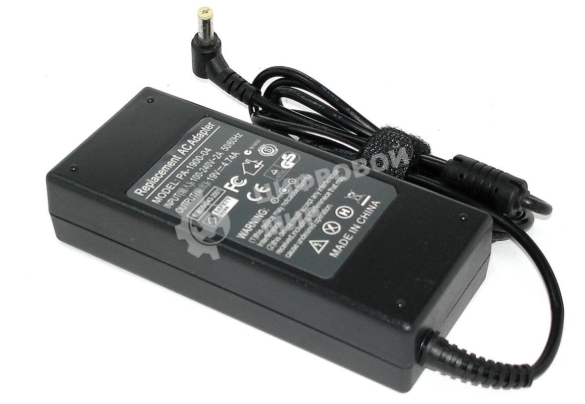 Блок питания (сетевой адаптер) для ноутбуков Acer LiteON 19V 4.74A 5.5x1.7 REPLACEMENT OEM
