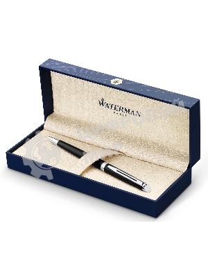 Ручка шариковая Waterman Hemisphere (CWS0920570) Mars Black CT M, синие чернила, подарочная коробка