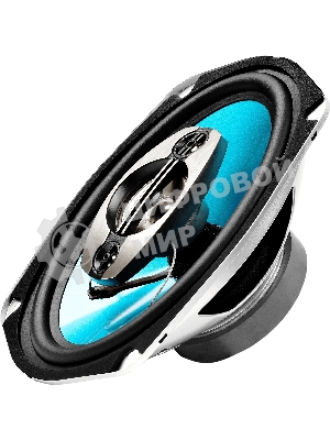 Колонки автомобильные Ural Бирюза АС-Б6947, 200Вт, 93дБ, 4Ом, 15x23см, (6x9дюйм), 2шт, коаксиальные, четырехполосные