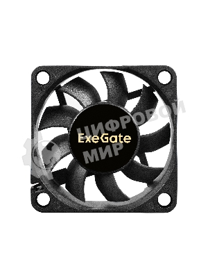Вентилятор для корпуса ExeGate EX06015S3P-24 черный, 60 мм, 4800 об/мин, 34.1 дБ, 3 pin