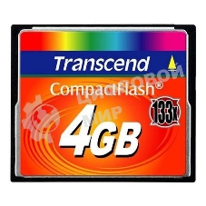 Флеш карта CF 4Gb 133x Type I Transcend (TS4GCF133)