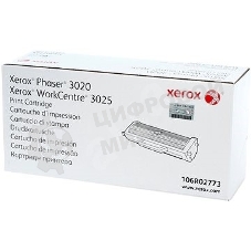 Картридж лазерный Xerox 106R02773 черный для Xerox Phaser 3020/WC 3025 (1500 стр)(Channels)
