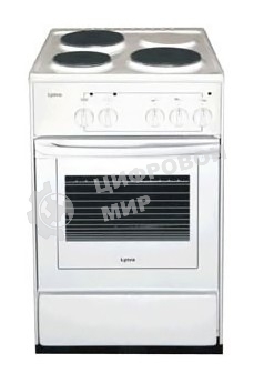Плита электрическая Лысьва ЭП 301 СТ белый, конфорок 3 электрических, духовка 57 л, 50 см x 84 см x 60 см (без крышки)