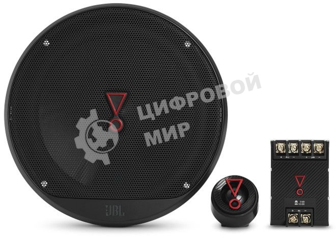 Колонки автомобильные JBL Stage3 607C 250Вт 92дБ 3Ом 16.5 см (6 1/2 дюйм) (ком.: 4кол.) компонентные двухполосные