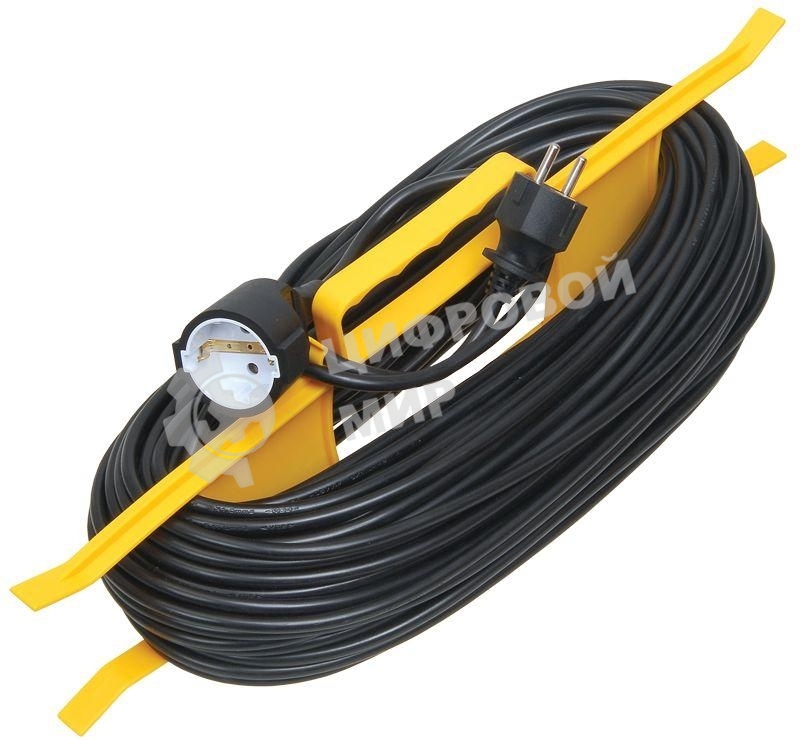 Удлинитель-шнур на рамке 1х50 м с заземл. 10А IP20 УР50 2P+PE ПВС 3х1 IEK WKF14-10-01-50