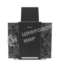 Вытяжка наклонная Gefest ВО 3603 К53 черный/серый мрамор, 60 см, 550 куб. м/ч, 76 дБ