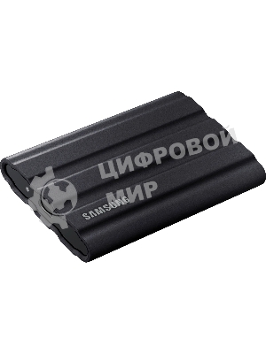 Внешний SSD Samsung T7 Shield, 1TB, USB 3.2 Gen 2 Type-C, R/W 1050/1000, черный