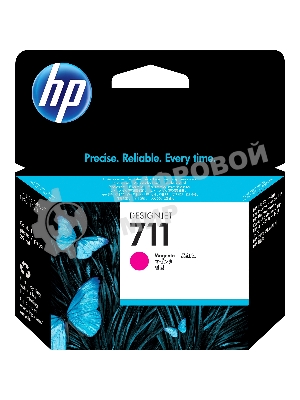 Картридж струйный HP №711 CZ131A пурпурный для HP DJ T120/T520 (29мл)