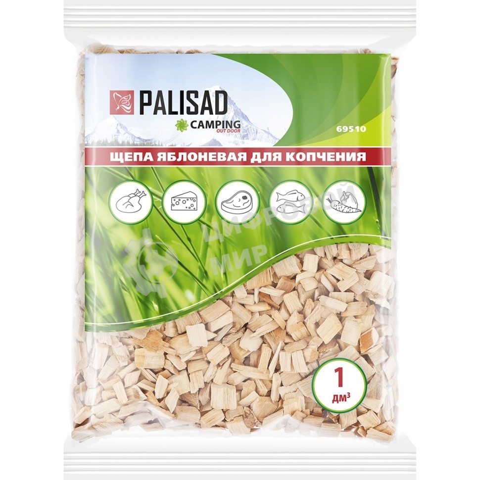 Щепа яблоневая для копчения, Camping Palisad