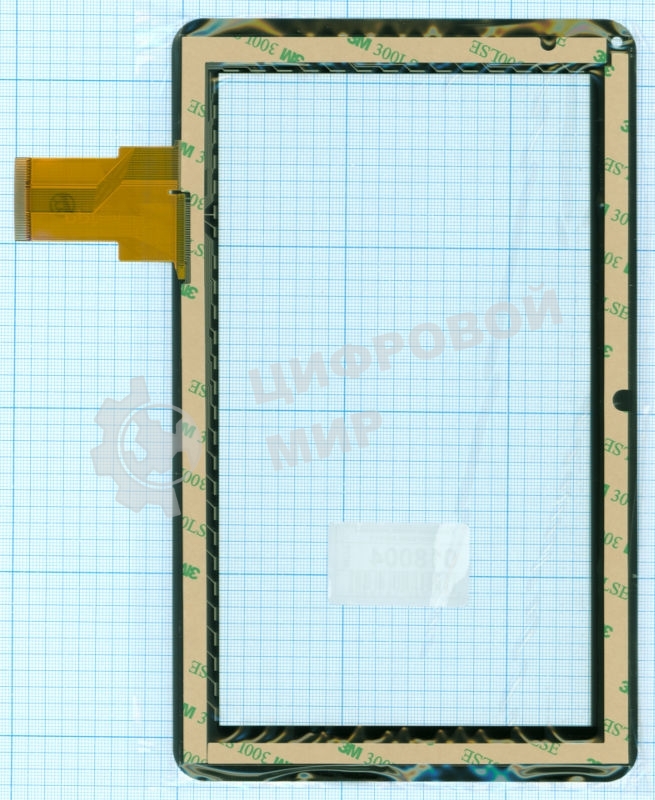 Сенсорное стекло (тачскрин) 300-N1849M-A00-V1.0 (233x141мм), черное