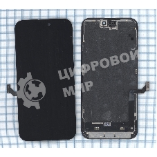 Дисплей (модуль) для Apple iPhone 15 Plus в сборе с тачскрином, черный (OR)