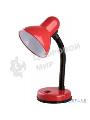 Camelion KD-301 С04 красный (Светильник настольный,230V 60W)