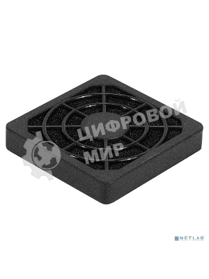 Решетка для вентилятора с фильтром 40х40 ExeGate EG-040PSFB черный