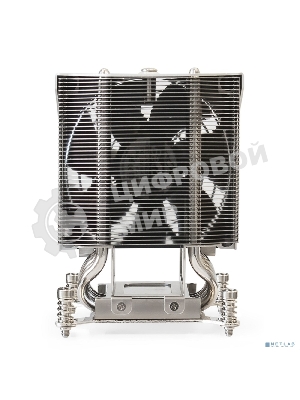 Кулер для процессора ExeGate ESNK-P0050AP4.PWM.4U.2011.Cu серебристый, 92 мм, алюминий/медь, 3800 об/мин, 44 дБ, 4 pin, 165 Вт, 125.8 мм