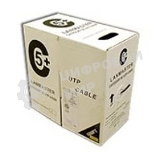 Кабель информационный Lanmaster LAN-5EUTP-OUT кат.5е U/UTP не экранированный 4X2X24AWG PVC внешний 305м черный