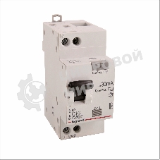 Выключатель автоматический дифференциального тока 1п (1P+N) C 16А 30мА тип AC 6кА RX3 Leg 419399
