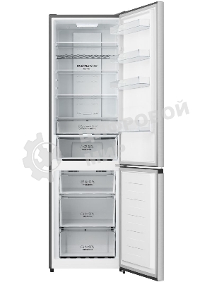 Холодильник Gorenje NRK620FAXL4 серый двухкамерный 238/86л морозилка снизу, No Frost