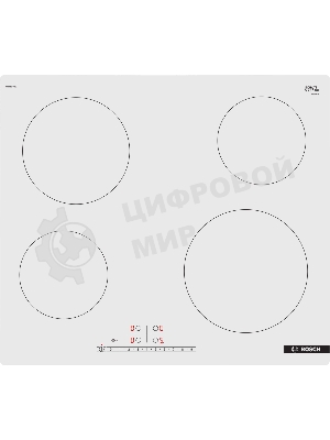 Варочная панель Bosch Serie 4 PKE612FA2E белый
