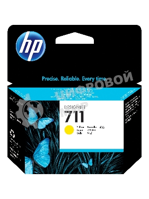 Картридж струйный HP №711 CZ132A желтый для HP DJ T120/T520 (29мл)