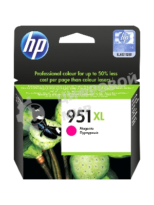 Картридж струйный HP №951XL CN047AE пурпурный для HP OJ Pro 8100/8600 (1500 стр.)
