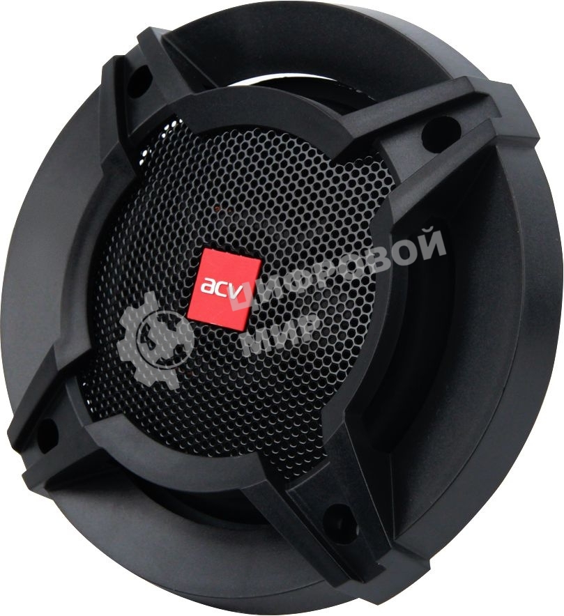 Колонки автомобильные ACV PG-422S 90Вт 89дБ 4Ом 10см (4дюйм) (ком.:2кол.) коаксиальные двухполосные