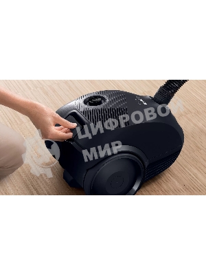 Пылесос Bosch BGBS2LB1 черный, 600 Вт, уборка сухая, пылесборник мешок 3.5 л