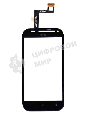 Сенсорное стекло (тачскрин) для HTC One SV LTE T528T, черное