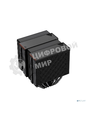 Кулер для процессора PCCooler RZ620 BK (260W, 4-pin PWM, 157.5мм, Al/Cu, 6x6мм, 1x120мм, 86.73CFM, 32dBA, 2200RPM, S: 1851/1700/1200/115X, AM5/AM4, черный)