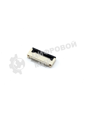 Разъем FPC Flip-Lock 0510-16RLGF 16 pin высота 1мм шаг 0,5мм