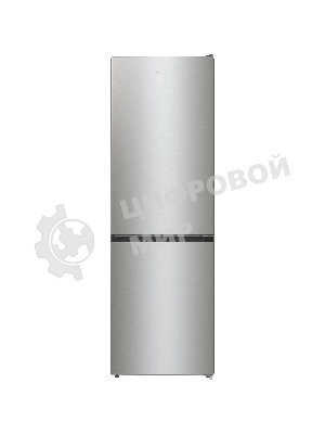 Холодильник Gorenje NRKE62XL серебристый металлик двухкамерный 203/99л морозилка снизу, No Frost
