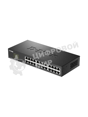 Коммутатор неуправляемый D-Link DES-1024D/H2A с 24 портами 10/100Base-TX