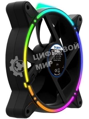 Вентилятор для корпуса Zalman ZM-RFD120A черный, 120 мм, 1500 об/мин, 25.6 дБ, 3 pin
