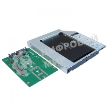 Сменный бокс для HDD/SSD AgeStar SMNF2S SATA металл серебристый 2.5