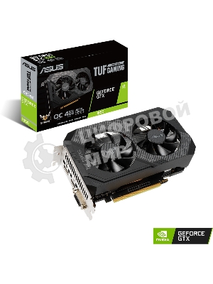 Видеокарта Asus TUF-GTX1650-O4GD6-P-V2-GAMING PCI-E NVIDIA GeForce GTX 1650 4096Mb 128 GDDR6 1635/12000 DVIx1 HDMIx1 DPx1 HDCP Ret