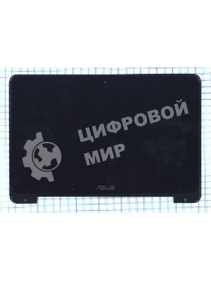 Модуль (матрица + тачскрин) для Asus TP200SA EeeBook E205SA черный с рамкой