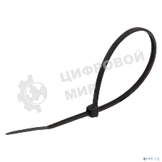 Стяжка кабельная нейлоновая Rexant (07-0301-25) 300x4,8мм, черная (25 шт/уп)