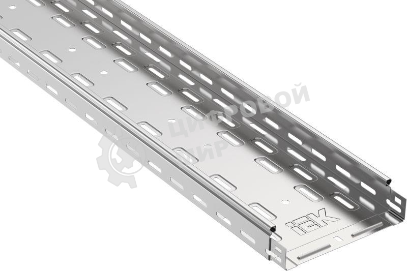 Лоток листовой перфорированный 200х50 L3000 сталь 0.7мм IEK CLP10-050-200-3