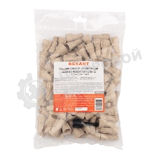 Соединительный изолирующий зажим Rexant с лепестками СИЗ-12 ø 11,2 мм (0,34-10 мм²), коричневый (100 шт./уп.)