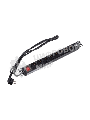 Блок распределения питания ITK PH12-8D1-P гор.размещ. 8xSchuko базовые 16A Schuko 2м